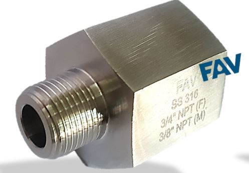 Hex Adapter BSP Female X NPT Male