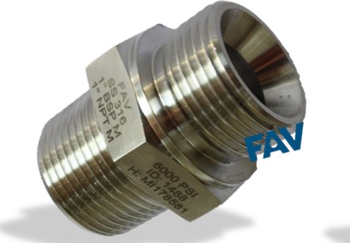 Hex Adapter BSP Male X NPT Male