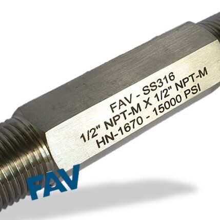 Hex Long Nipple 15000 Psi Hex Long Nipple