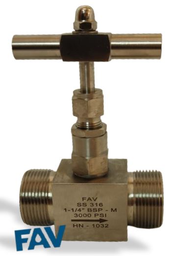 Needle Valve Male x Male Heavy Duty Type Needle Valve Male x Male