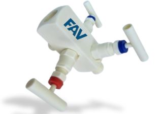 PTFE Double Block & Bleed Valve Needle Type PTFE Double Block & Bleed Valve