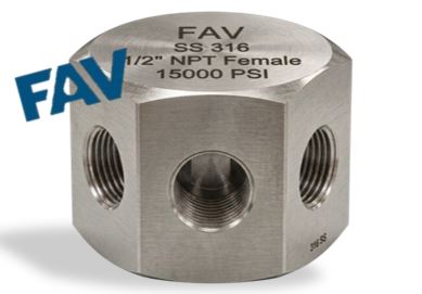 Round Manifold Port 5 Way Manifold Port 5 Way 15000 Psi
