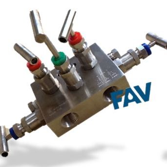 5 Way Manifold Valves , R Type ,, For Remote Mounting 5 Way Manifold Valve