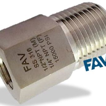 Hex Adapter NPT Female X BSPT Male Hex Adapters