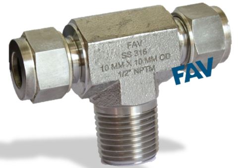 Male Branch Tee tube fitting