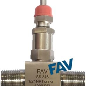 Needle Valves ,Male X Male,6000 Psi Compression Needle Valve
