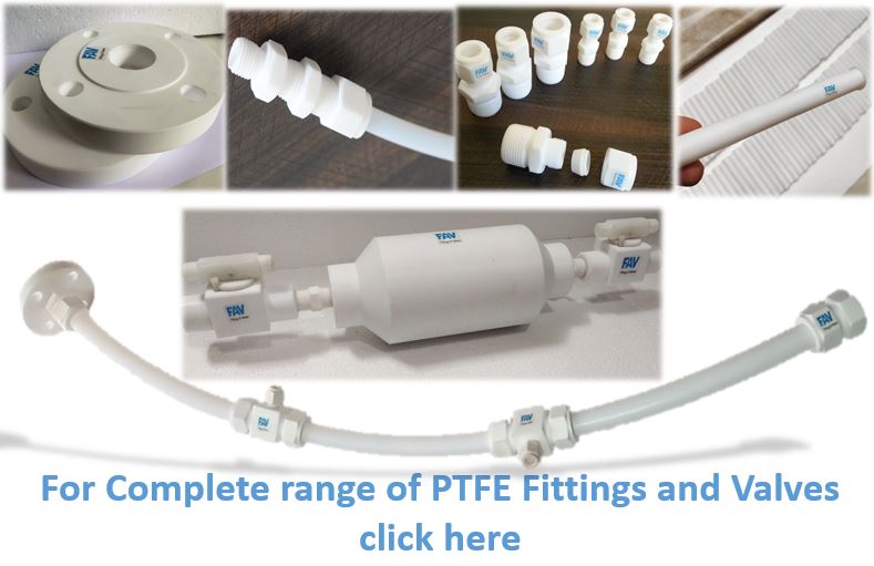 PTFE Pipe Fittings & Sampling Cylinders