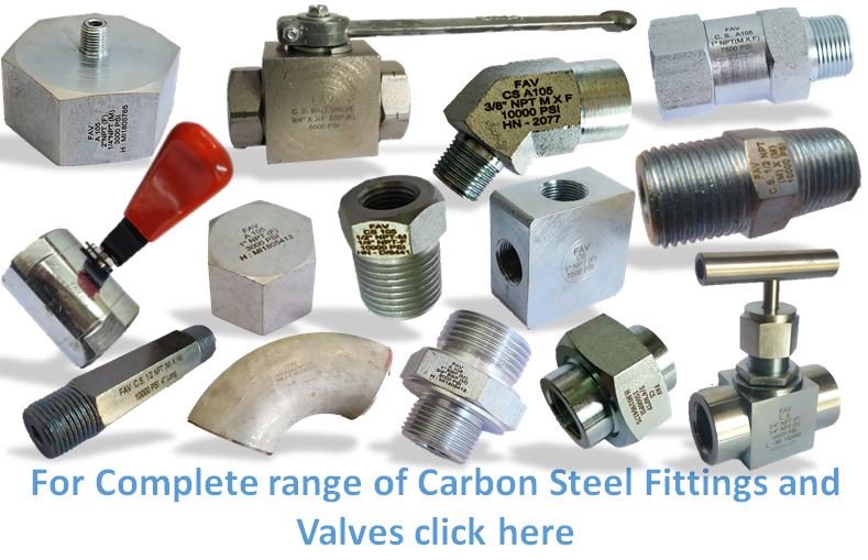 Carbon Steel A105 Tube Pipe Fittings and Industrial Valve