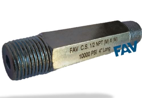 Carbon Steel Hex Long Nipple 10000 psi Hex Long Nipple 10000 PSI