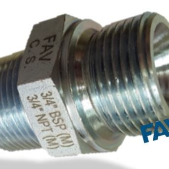 Carbon Steel Hex Nipple NPT BSP 10000 psi Steel Hex Nipples NPT 10000 PSI