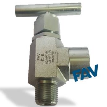 Forged Body Carbon Steel A105 Angle Needle Valve 10000 psi Forged Body Steel Angle Needle Valve Male X Female