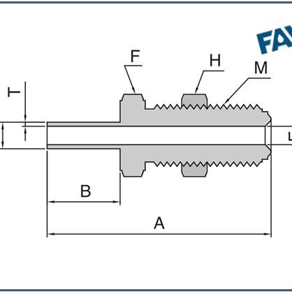 Bulkhead TBW Adapter Tube Weld Fittings- Metal Gasket Face Seal Fittings Bulkhead TBW Adapter Tube Weld Fittings
