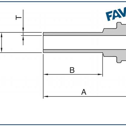 Long Gland Short Weld Fittings- Metal Gasket Face Seal Fittings Long Gland Short Weld Fittings