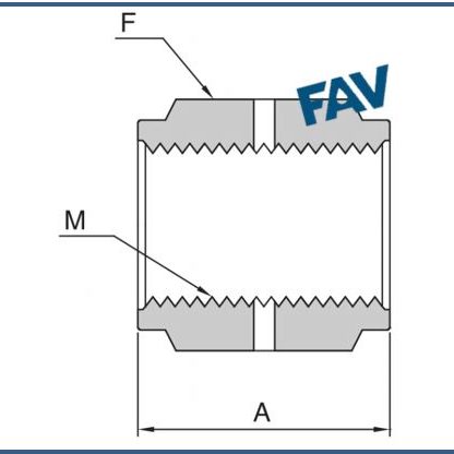 Reducing Coupling Metal face Seal Fittings- Metal Gasket Face Seal Fittings Reducing Coupling Metal face