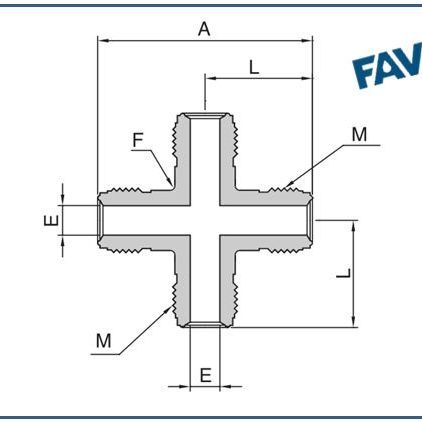 Union Cross Tube Butt Weld Fittings- Metal Gasket Face Seal Fittings Union Cross Tube Butt Weld Fittings
