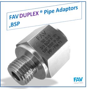 Duplex Pipe Adaptors BSP