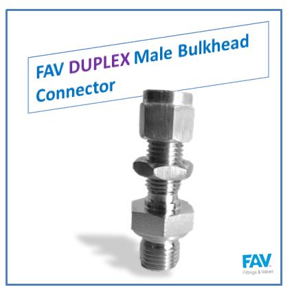 Duplex Male Bulkhead Connector