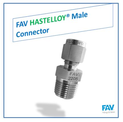 Hastelloy Male Connector
