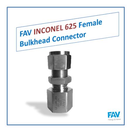 Inconel 625 Female Bulkhead Connector