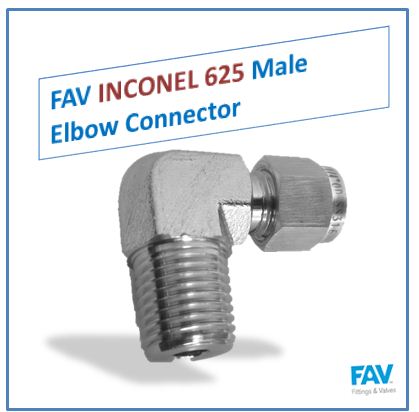 Inconel 625 Male Elbow Connector