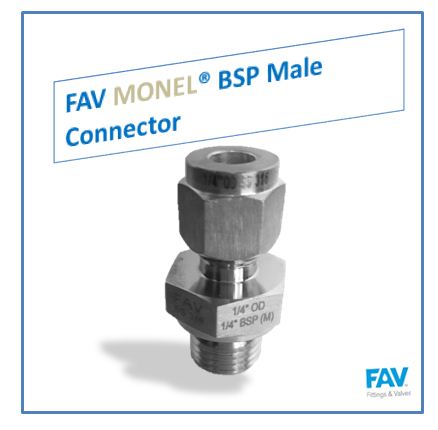 MONEL BSP Male Connectors
