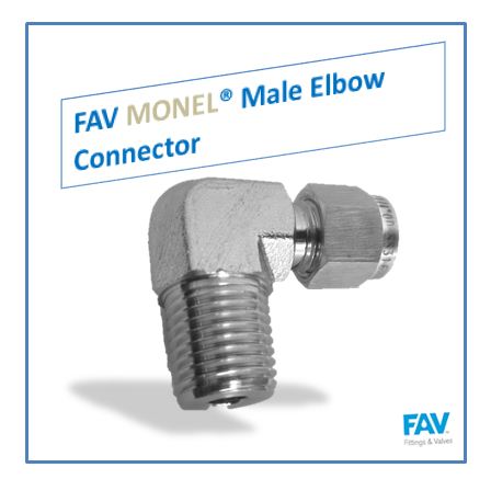 MonalL Male Elbow Connector