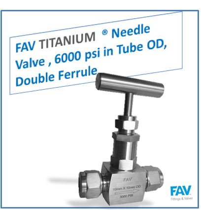 Titanium Tube Needle Valve