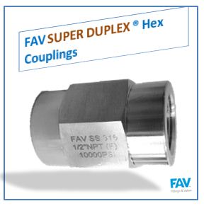Super Duplex Hex Couplings
