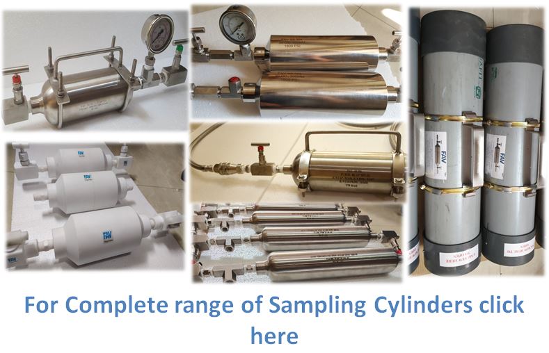 Stainless Steel 304 Sample Cylinder