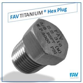 TITANIUM Hex Plug Titanium Plug