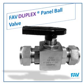 Duplex Panel Ball Valve