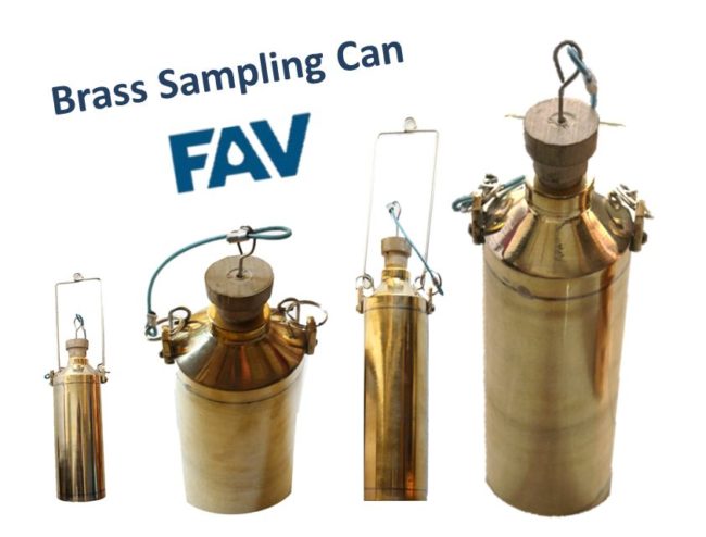 Brass Sampling Can