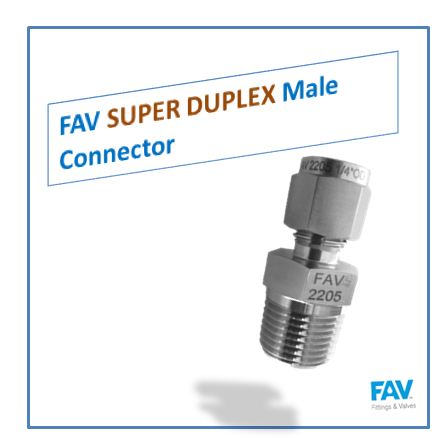 Super Duplex Male Connector