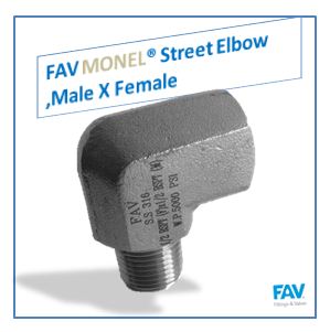Monel Street Elbow, Male X Female