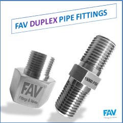 Duplex pipe fittings