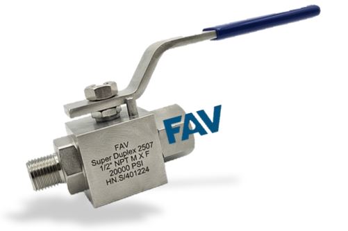 Super Duplex Ball Valve Lever Handle Male x Female Ball Valve Lever Handle Male x Female