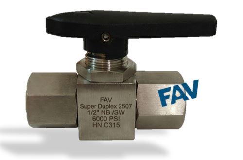 Super Duplex Ball Valve Panel Mounting Female x Female Ball Valve Panel Mounting Female x Female