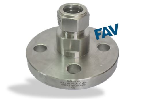Duplex Flange To Tube Adapter