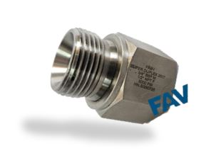 Super Duplex Hex Adapter With 60 Deg Cone Hex Adapter
