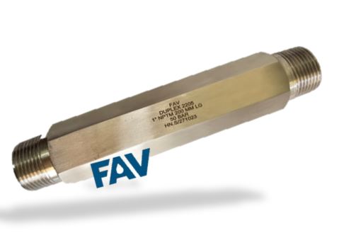 Super Duplex Hex Long Nipple NPTM Hex Long Nipple