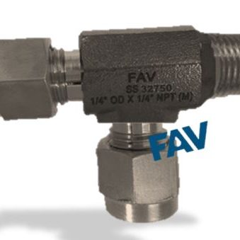 Duplex 2205 Ferrule Fittings Male Run Tee Super Duplex 2205 Ferrule Fittings Male Run Tee