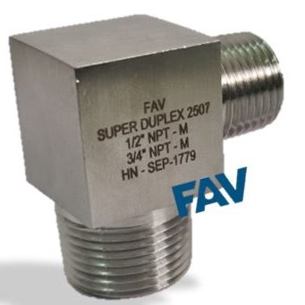 Duplex Stainless Steel 2205 Pipe Fitting Block Male Elbow Duplex 2205 Pipe Fitting Block Male Elbow