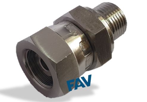 Adapter BSP Swivel X BSP Male 60 deg cone Adapter BSP Swivel X BSP Male 60deg cone, 10000 psi
