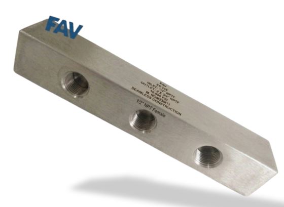 High Pressure Manifold Block Manifold Block 3 Way