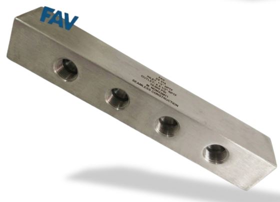 High Pressure Manifold 4 way Manifold Block