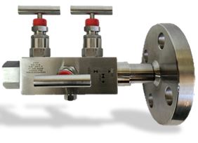 Double Block and Bleed Valve,Flange X Thread 3 x Needle Valve Double Block and Bleed (DBB) Valves , Needle Valve