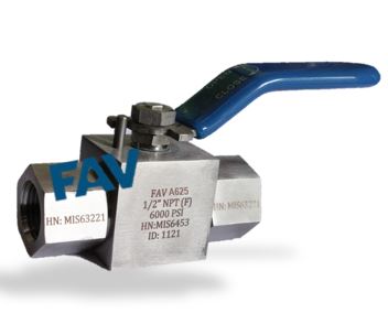 Inconel 625 Ball Valve 6000 psi Ball Valve 6000 psi