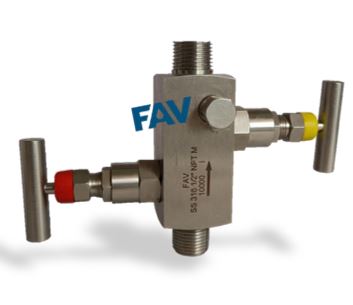 Inconel 625 Block and Bleed Valve , Male x Male Block and Bleed Valve , Male x Male