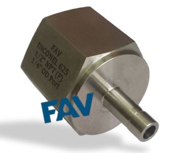 Inconel 625 Female Port Adapter Female Port Adapter