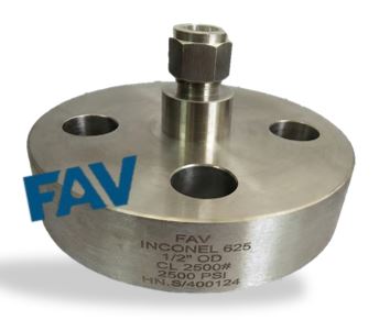 Inconel 625 Flange to tube adaptor Flange to tube adaptor